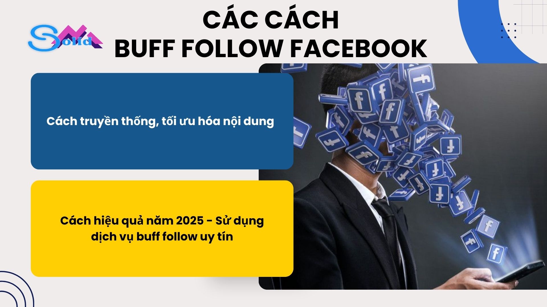 cách buff follow Facebook